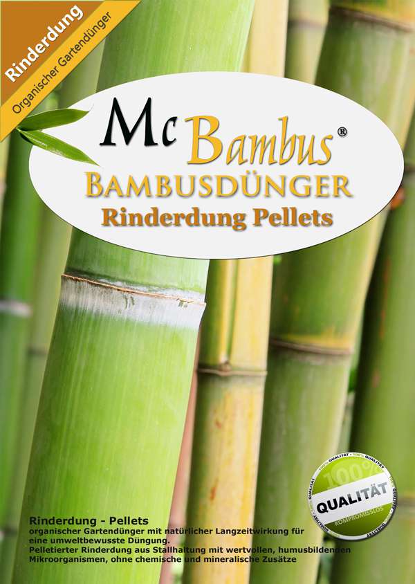 Bambus-Leverkusen: Rinderdung Pellets - Ort: Leverkusen