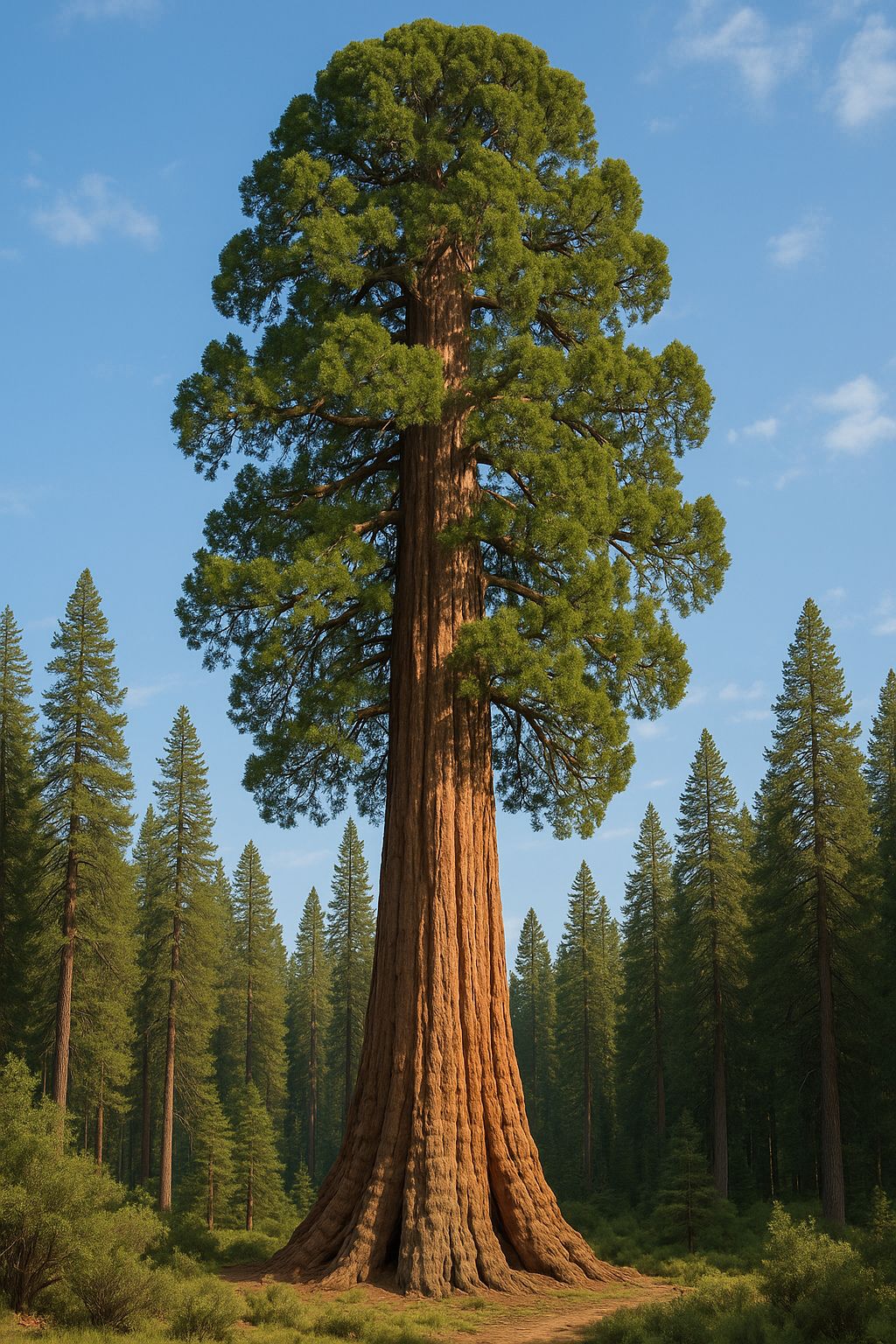 Bambus-Leverkusen: Berg-Mammutbaum Sequoiadendron giganteum - Ort: Leverkusen