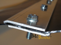 Bambus-Leverkusen: Verschluss-Schiene für Bambus Rhizomsperre 100 cm - Ort: Leverkusen Bambus-Leverkusen: Verschluss-Schiene für Bambus Rhizomsperre 100 cm - Ort: Leverkusen